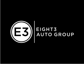 Eight3 auto group logo design by Zhafir