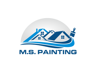 M.S. Painting logo design by Greenlight