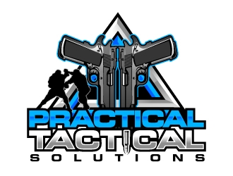 Practical Tactical Solutions  logo design by aRBy