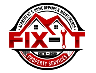 Fix-It Property Services logo design by DreamLogoDesign