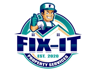 Fix-It Property Services logo design by DreamLogoDesign