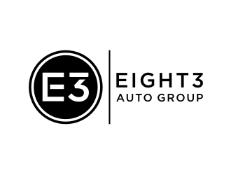 Eight3 auto group logo design by Zhafir