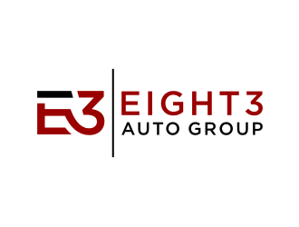 Eight3 auto group logo design by Zhafir