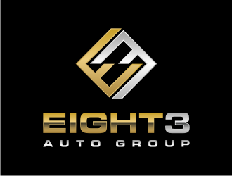 Eight3 auto group logo design by GemahRipah