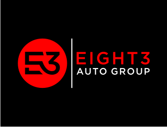 Eight3 auto group logo design by Zhafir