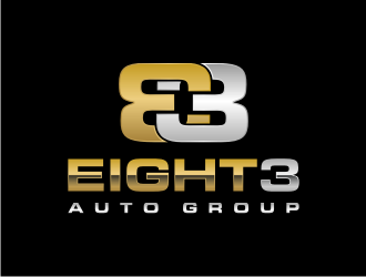 Eight3 auto group logo design by GemahRipah