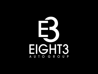 Eight3 auto group logo design by FirmanGibran