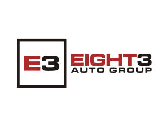 Eight3 auto group logo design by rief