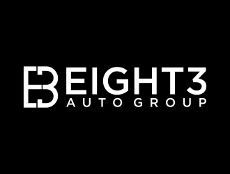 Eight3 auto group logo design by agil