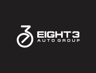 Eight3 auto group logo design by rokenrol