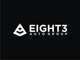 Eight3 auto group logo design by agil