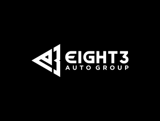 Eight3 auto group logo design by CreativeKiller