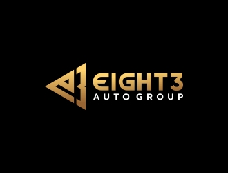 Eight3 auto group logo design by CreativeKiller