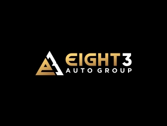 Eight3 auto group logo design by CreativeKiller