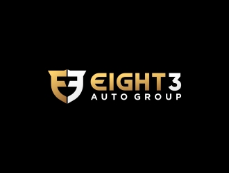 Eight3 auto group logo design by CreativeKiller