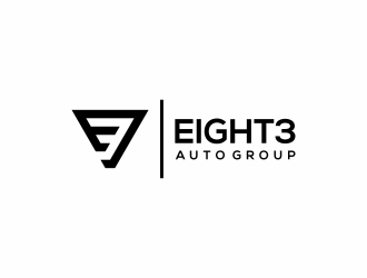 Eight3 auto group logo design by Editor