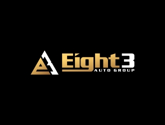 Eight3 auto group logo design by CreativeKiller