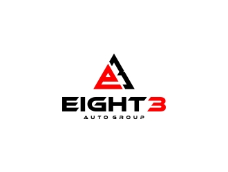 Eight3 auto group logo design by CreativeKiller