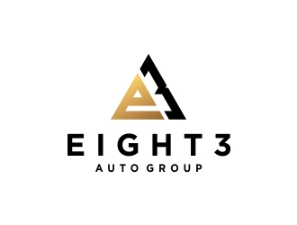 Eight3 auto group logo design by CreativeKiller