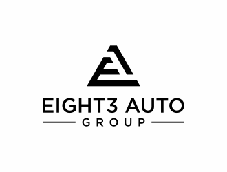 Eight3 auto group logo design by Editor