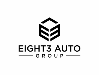 Eight3 auto group logo design by Editor