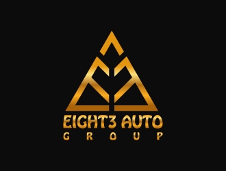 Eight3 auto group logo design by aryamaity