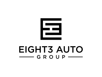 Eight3 auto group logo design by Editor