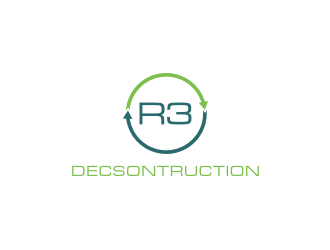 R3 Decsontruction logo design by logitec