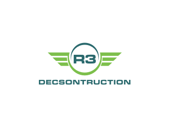 R3 Decsontruction logo design by logitec