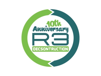 R3 Decsontruction logo design by aryamaity