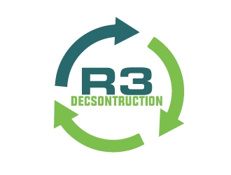 R3 Decsontruction logo design by AamirKhan