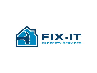 Fix-It Property Services logo design by pencilhand