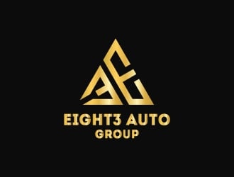 Eight3 auto group logo design by aryamaity