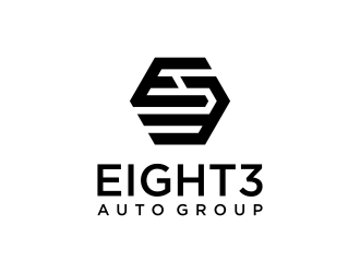 Eight3 auto group logo design by Editor