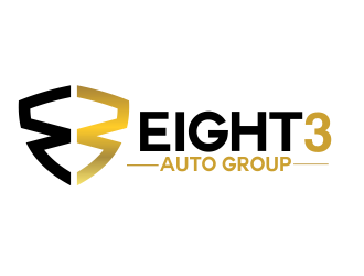 Eight3 auto group logo design by cgage20