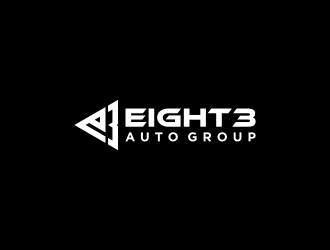 Eight3 auto group logo design by CreativeKiller