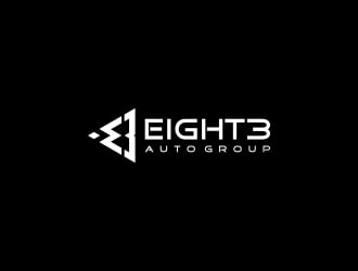 Eight3 auto group logo design by CreativeKiller