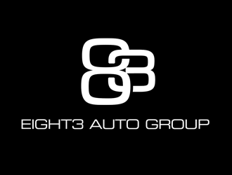 Eight3 auto group logo design by kunejo