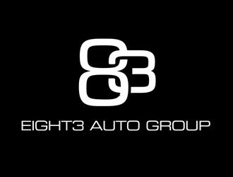 Eight3 auto group logo design by kunejo