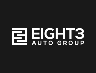 Eight3 auto group logo design by MUSANG