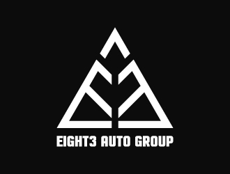 Eight3 auto group logo design by aryamaity