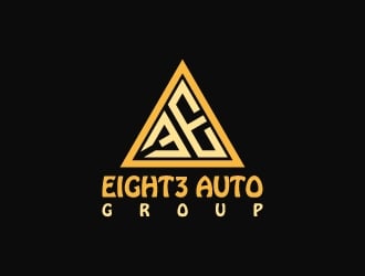 Eight3 auto group logo design by aryamaity