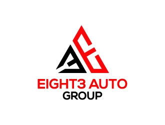 Eight3 auto group logo design by aryamaity