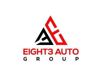 Eight3 auto group logo design by aryamaity