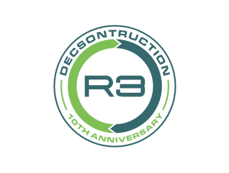 R3 Decsontruction logo design by johana