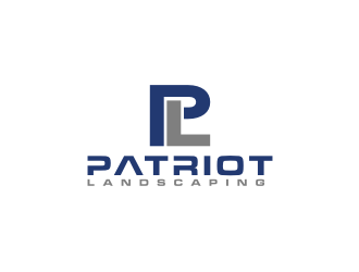 Patriot Landscaping logo design by bricton