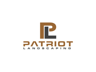 Patriot Landscaping logo design by bricton