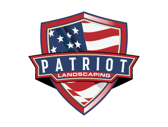 Patriot Landscaping logo design by Kruger