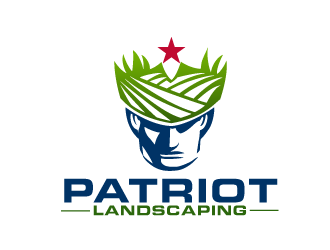 Patriot Landscaping logo design by THOR_