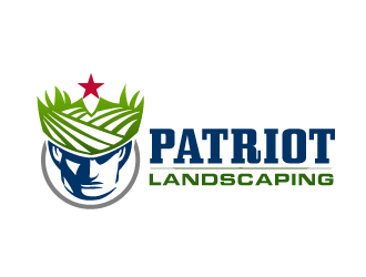 Patriot Landscaping logo design by THOR_